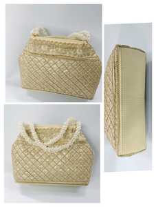 Bolso de Mano de Moda para Mujer, Bordado Tradicional de Alta Calidad, Asa de Perlas, Cierre Magnético, Forro de Seda, Regalo para Fiesta de Bodas - Product Image 5