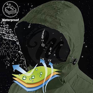 Chaqueta Impermeable Personalizable de Alta Calidad en Tallas Grandes, Precio al por Mayor, Chaqueta Impermeable Más Vendida - Product Image 5