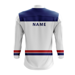 SINEWY SPORTS – Haut de lutte demi-zip et manches longues pour homme, sublimé, en polyester anti-humidité, coupe régulière, pour équipe adulte - Product Image 2