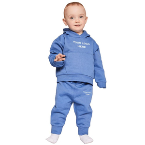 Conjunto Deportivo de Dos Piezas para Niños con Logotipo Personalizado, Sudadera con Capucha y Pantalones Deportivos, Ropa Infantil Estampada para Niños - Product Image 1