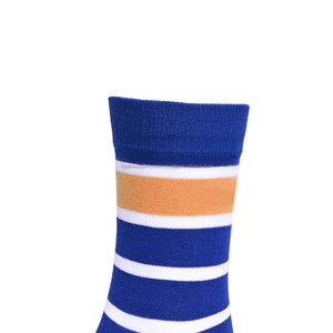 Chaussettes athlétiques montantes pour femmes de haute qualité, orange, à imprimé numérique uni, en Spandex/Polyester et Coton, respirantes, avec revers antidérapant, pour usage quotidien - Product Image 5