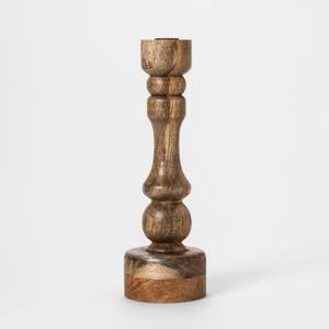 Decorative Wooden Candle Holder For Wedding <b>Table</b> Centerpieces With Antique Finish And Stylish Look - Product Image 1