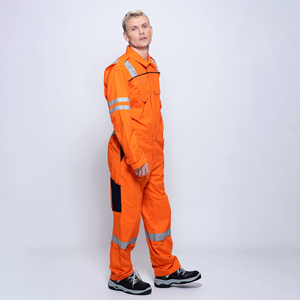 reflective <b>strip</b> durable wear hi vis coverall industrial safety comfort clothing hi vis coverall premium breathable workwear - Product Image 3