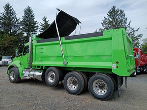 รถดัมพ์หนักมือสอง ปี 2025 รุ่น T880 สีเขียว 8x4 เกียร์อัตโนมัติ FAST เครื่องยนต์ดีเซล ยูโร 6 กำลัง 451-500 แรงม้า รับน้ำหนัก 11-20 ตัน - Product Image 3