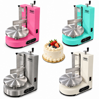 Machine à décorer les gâteaux électrique professionnelle 200W avec plateau tournant automatique stable pour boulangeries, pâtisseries et confiseries