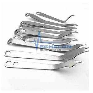 เครื่องมือผ่าตัดกระดูกสะโพกสำหรับสัตว์  ตัวถ่างสะโพกสแตนเลส  ตัวถ่างสะโพกแบบรีเซ็ต  ตะขอสะโพก - Product Image 4