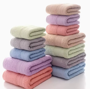 Wholesale Custom <b>Face</b> Towels Heavy GSM Cotton Luxury Soft Hand <b>Cloth</b> Quick Dry OEM Supplier Low Price Absorbent Multi Color - Product Image 2