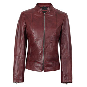 Veste en cuir pour femme, best-seller de la mode, style élégant avec construction durable et finition haut de gamme - Product Image 2