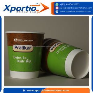 Vasos de Papel de Doble Pared de Grado Alimenticio, 7oz/210ml de Capacidad, Ecológicos, para Bebidas Calientes, Certificación ISO, Suministro al por Mayor para Restaurantes y Hoteles - Product Image 3