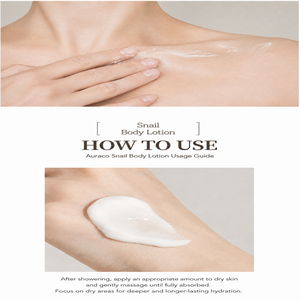 Lotion corporelle hydratante et élastifiante à la bave d'escargot 100ml Tube coréen pour tous types de peaux - Product Image 4