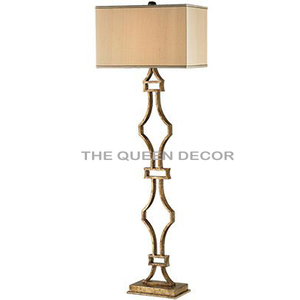 Factory Bulk White Fabric Shade Round Shape Aluminum Metal Floor Lamps <b>Indoor</b> <b>Lighting</b> Living Room Decoration - Product Image 5