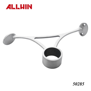Support de tube en acier inoxydable moderne pour étagère, accessoires de main courante pour balcon, escalier, villa, centre commercial, résistant à la rouille - Product Image 6