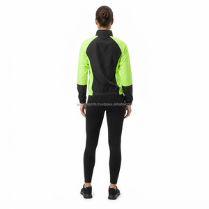 Custom Women's Windbreaker Set <b>Nylon</b> Tracksuit Wholesale OEM ODM Zip Jacket <b>Track</b> <b>Pants</b> Sportswear Training Fitness Manufacturer - Product Image 2