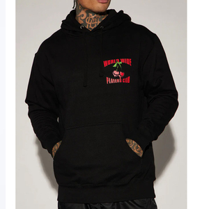 Hoodie High Quality Anti Pilling <b>Thick</b> <b>Fleece</b> Winter Cotton <b>Fleece</b> Pullover Hoodie Plain Hody - Product Image 1