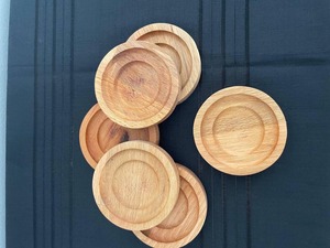 Unique Design Vintage New Arrival Round Natural Finished Wooden Serving Coaster Tea Drinks Juices Snacks Purpose <b>Table</b> Decorate - Product Image 5