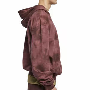 Sweat-shirts tie-dye pour hommes en matière douce, logo personnalisé, prix raisonnable, service OEM, qualité supérieure. - Product Image 3