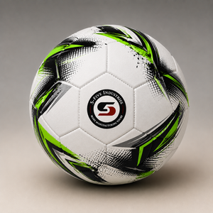 Ballon de football OEM ODM blanc, rouge, jaune, motif durable, ballon d'entraînement taille 5 - Product Image 3