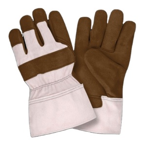Gants de travail en cuir de vachette pleine fleur canadien de qualité supérieure, résistants, confortables, réfléchissants, vêtements de sécurité anti-abrasion - Product Image 4