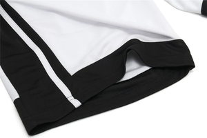 Uniformes de basket-ball personnalisés Sibrin en gros |   Maillots et shorts d'équipe avec logo, nom et numéro |   Ensemble de basket-ball réversible sublimé USA - Product Image 6