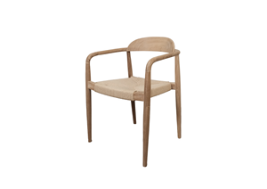 Silla de Comedor para Exteriores Kuba Premium, Diseño Moderno, Resistente al Agua, Cómoda, de Madera de Teca Indonesia para Muebles de Patio - Product Image 2