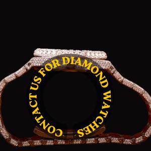 Reloj de Diamantes Hip Hop con Logotipo Personalizado en Oferta, Reloj de Pulsera de Cuarzo de Lujo para Hombre, Totalmente Cubierto de Diamantes, Disponible para Exportación - Product Image 5
