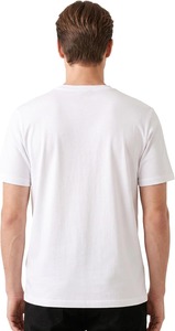 เสื้อยืดออกกำลังกายผู้ชายแบบตาข่าย แห้งเร็ว สำหรับยิมและกีฬา แขนสั้น รับผลิตตามแบบ OEM สำหรับตลาดสหรัฐอเมริกา ขายส่งจำนวนมาก - Product Image 3