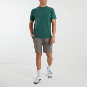 Shorts chino homme coupe classique 100% coton, shorts de travail formels avec poches, couleur unie, légers, respirants, logo personnalisé - Product Image 1