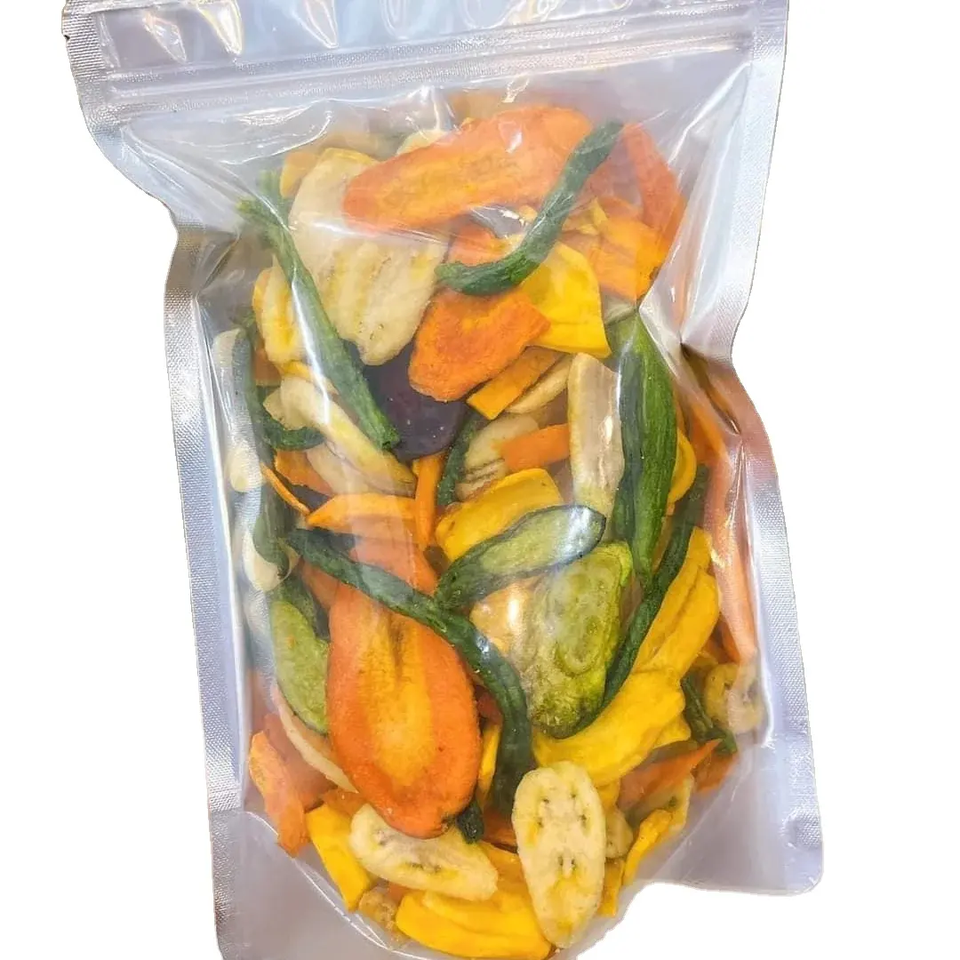 Misto de frutas e legumes chips 10 tipos VF do Vietnã fornecedor/Bom preço frutas e legumes chips lanche qualidade premium