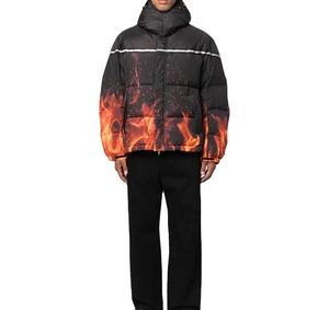 Unisex Plus Size Winter Puffer Jacket Custom <b>Bubble</b> <b>Coat</b> Waterproof Windproof High Street Zip-Up Wholesale Supplier - Product Image 5