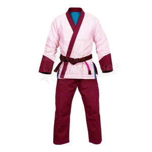 Trajes tipo kimono con diseño de cintura elástica para un entrenamiento cómodo, conjunto de ropa fácil de ajustar para estudiantes de artes marciales - Product Image 5