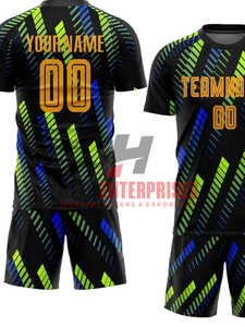 NOUVEAU Service Personnalisé : Maillot de Football à Manches Courtes 100% Polyester à Séchage Rapide, Respirant, avec Logo Imprimé sur le Devant - Product Image 1