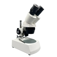 1X 4X XT3 C Zoom Stereo Microscope Binocular Head Dual LED Illumination