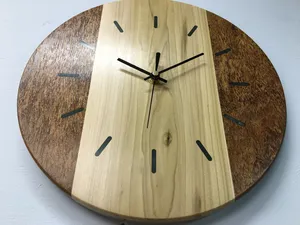 Natural Wooden <b>Clock</b> Cheap Price Stylish Decor <b>Clock</b> for Living Room <b>Bedroom</b> Office By M/S SHAAD HANDICRAFTS - Product Image 6
