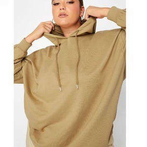 Sudadera con Capucha Extra Grande de Felpa para Mujer, de Lujo y Calidad, con Logotipo Bordado Personalizado, OEM, con Personalización - Product Image 4