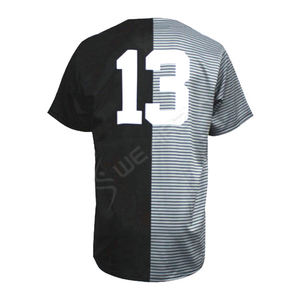 New Arrived Custom Team Name Sublimated 100% <b>Polyester</b> Anti-Bacterial Baseball Softball Shorts White Stripe <b>Tshirt</b> - Product Image 6