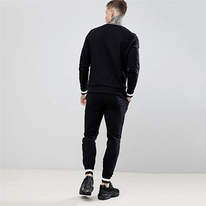 High Quality Oversized Lightweight Custom Winter Acid Wash Printed Tracksuits Men Women Reversible Spandex/<b>polyester</b> 260gsm - Product Image 4