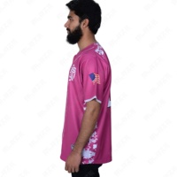 Maillot de baseball sur mesure Maillot de baseball vierge en gros Maillots de baseball de l'équipe de baseball imprimés par sublimation T-shirts pour hommes