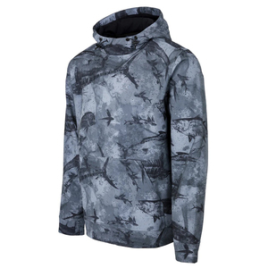 Sweat à capuche de pêche pour homme grande taille, qualité supérieure, séchage rapide, 100% polyester, UPF 50, avec logo personnalisé - Product Image 3