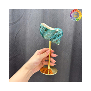 Luxurious Seashell Dessert Goblet / Exquisite Appearance Snail Cup/ Handmade Seashell Martini Glasses & Conch Glasses for Events - Product Image 3