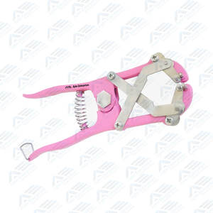 Instrument vétérinaire en aluminium, instrument chirurgical vétérinaire, élastomère de haute qualité, anneau en caoutchouc, élastomère en aluminium - Product Image 1