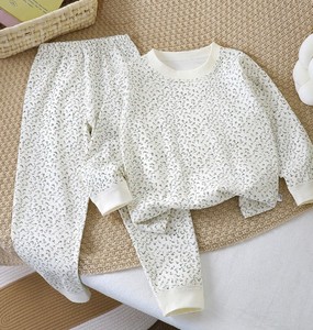 Ensemble pyjama en coton à manches longues pour filles, imprimé dessin animé, doux et confortable, vêtements de maison, deux pièces, pour le printemps - Product Image 3