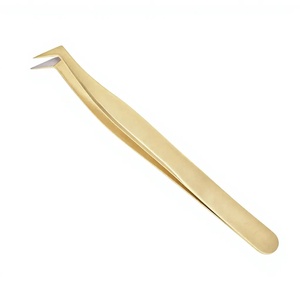 แหนบสแตนเลสปลายเรียบสำหรับติดขนตาปลอม ความยาว 10 มม. - Product Image 5