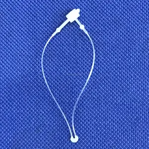 Etiqueta colgante de nailon ecológica V-Lox, sujetadores de plástico de 3 pulgadas, bolsas de embalaje para ropa sostenible conveniente - Product Image 1