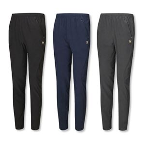 Unisex Athletic Jogger Pants Lightweight Stretch Workout Sweatpants Zipper Pockets Pleated Front Mid Waist <b>Elastic</b> Waist - Product Image 2