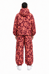 OEM Desert Rose Custom Camo Nylon Windbreaker Rain jacket for men <b>Tracksuit</b> Men’s Hooded Field Jacket Cargo Pants Set Wholesale - Product Image 3