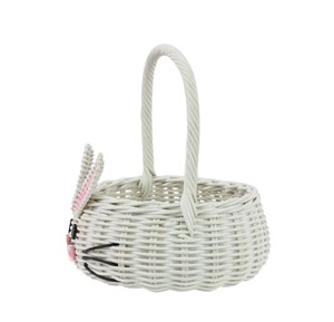 ตะกร้ากระต่ายหวายธรรมชาติ งานแฮนด์เมด สำหรับจัดเก็บของใช้เด็ก - Product Image 6