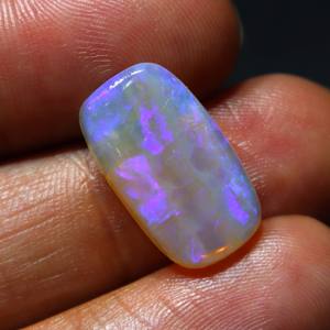 <b>7</b> Carat Natural Australian Opal Solid Coober Pedy Loose Gemstone Crystal Opal Blue <b>Fire</b> Handmade for Jewelry Making Stone - Product Image 1