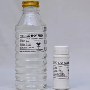 Résine époxy Jyoti 1520 et durcisseur 1758, poids total 600g, rapport de mélange 100:10, pour usage industriel et bricolage - Product Image 1