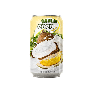Leche Vegetal en Lata de Aluminio de 330 ml, OEM/ODM, Bebida de Coco y Durián en Lata de 330 ml, Marca Privada - Product Image 1
