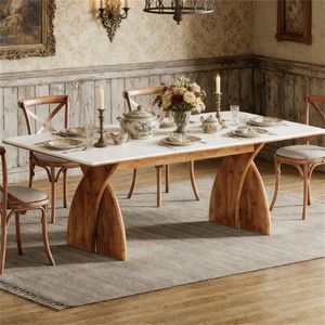 Tavolo da Pranzo Moderno per Cucina, Soggiorno e Uso Computer/Conferenza - Product Image 3